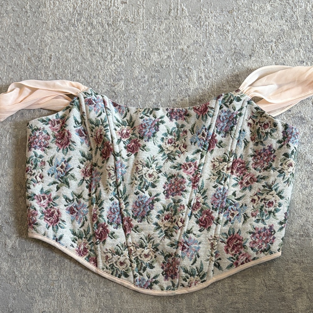Floral Corset Top